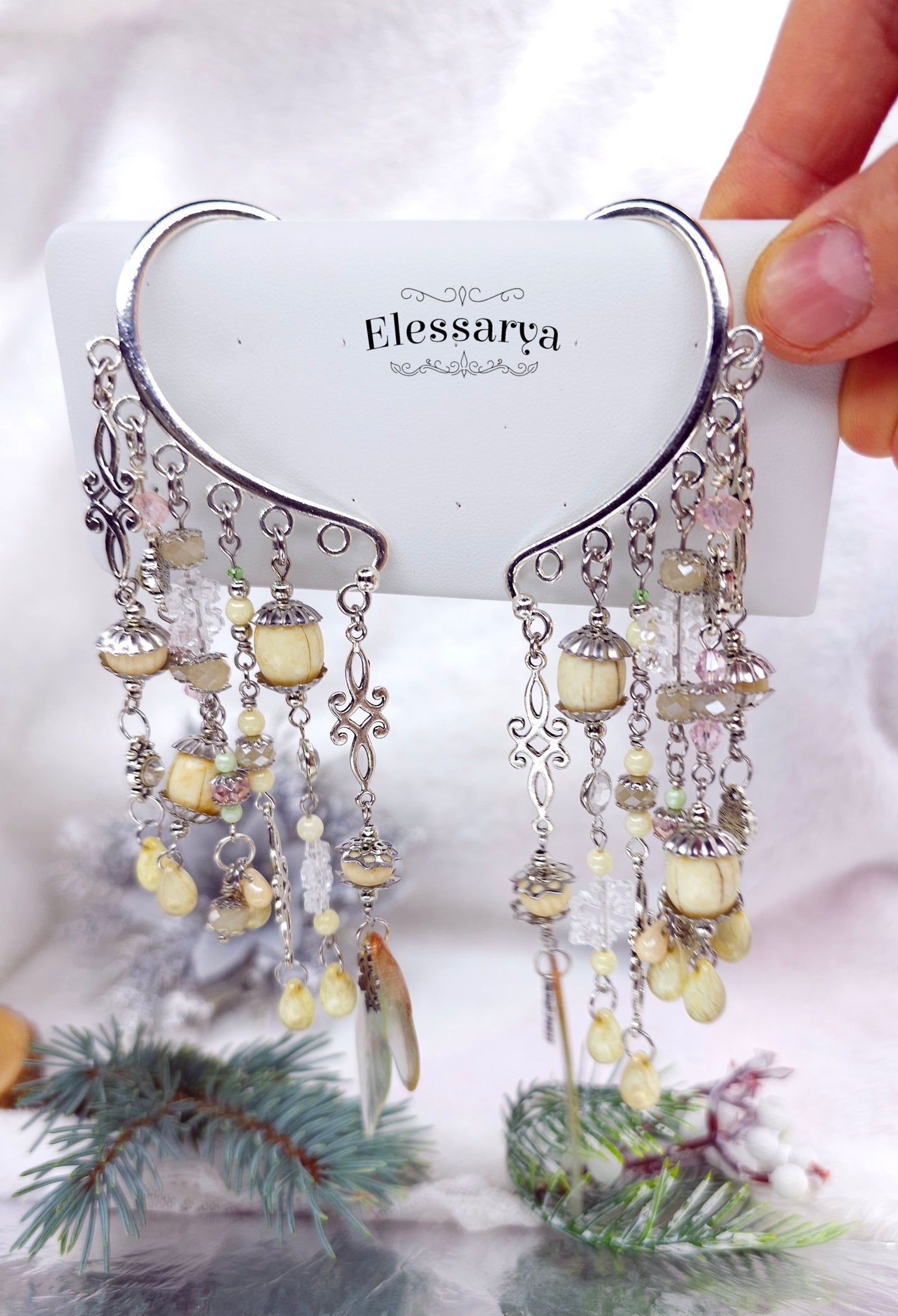 Ear cuffs Palatul Reginei de Gheață