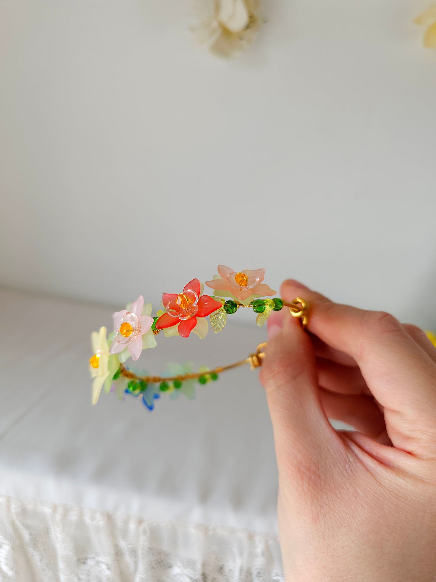Brățară Florală Bangle - Coroana de Flori