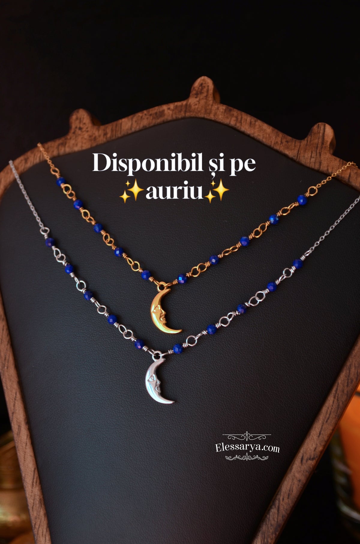 Colier Miez de Noapte - argintiu