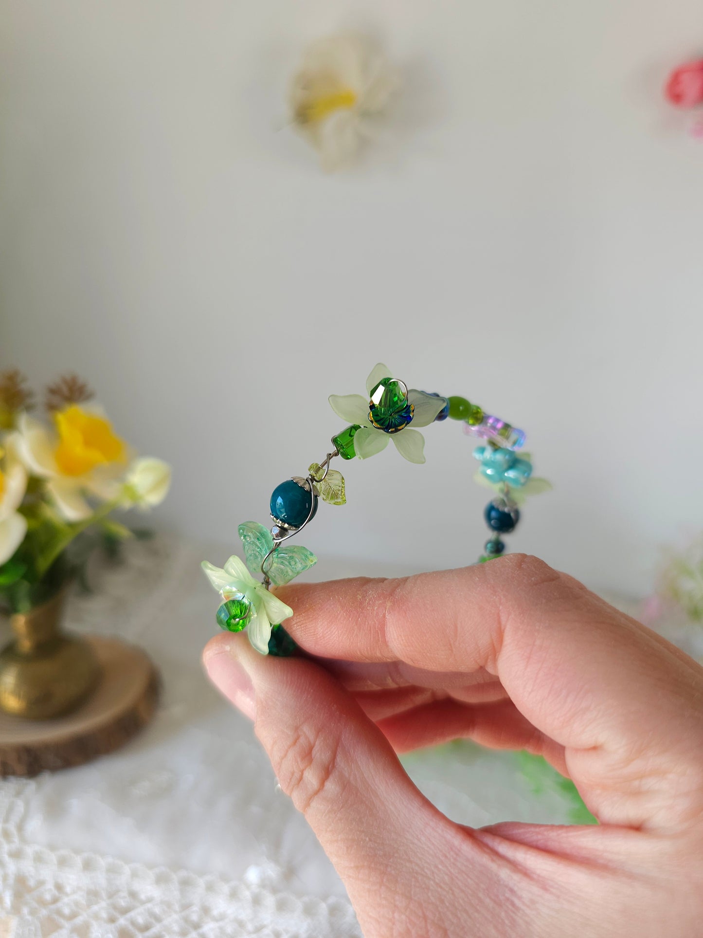 Brățară florală "Mireasmă de Mentă"