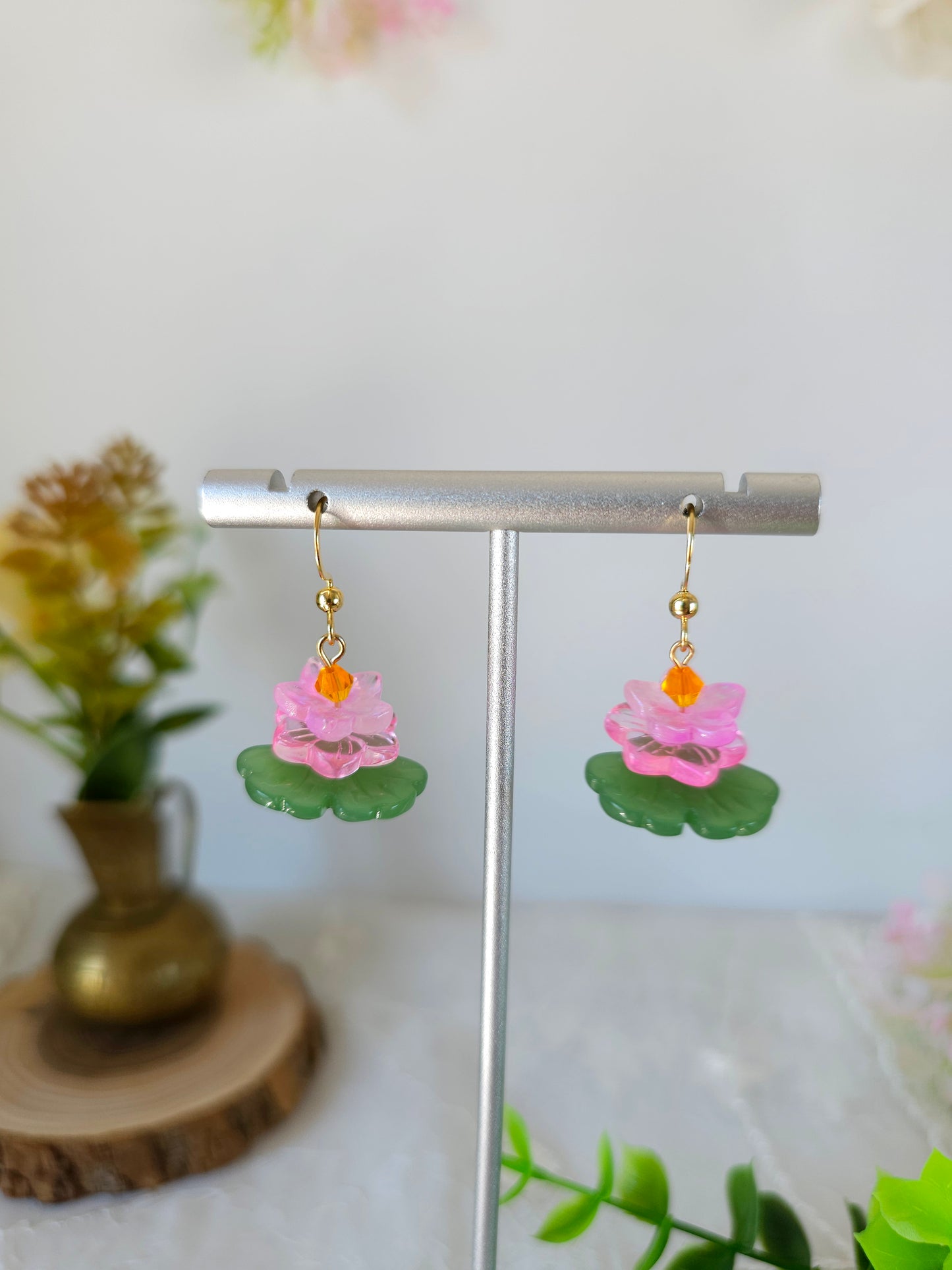 Cercei florali "Lotus de Poveste"