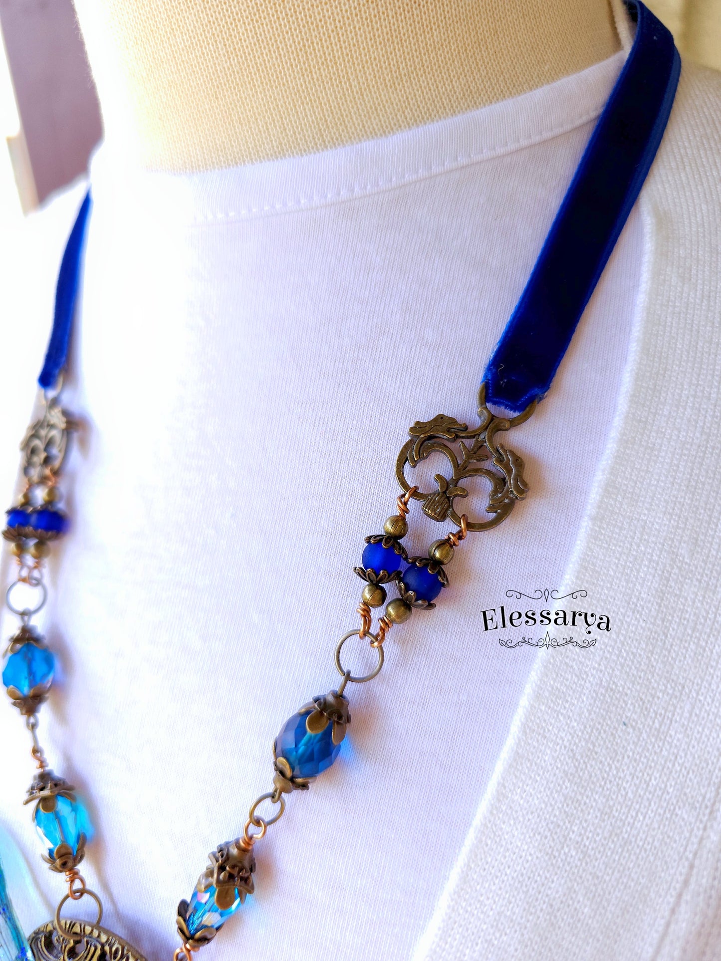 Colier Aripi de Ocean și Praf de Stele