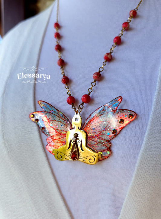 Colier cu Zâna Meditativă, Chakra Rădăcină