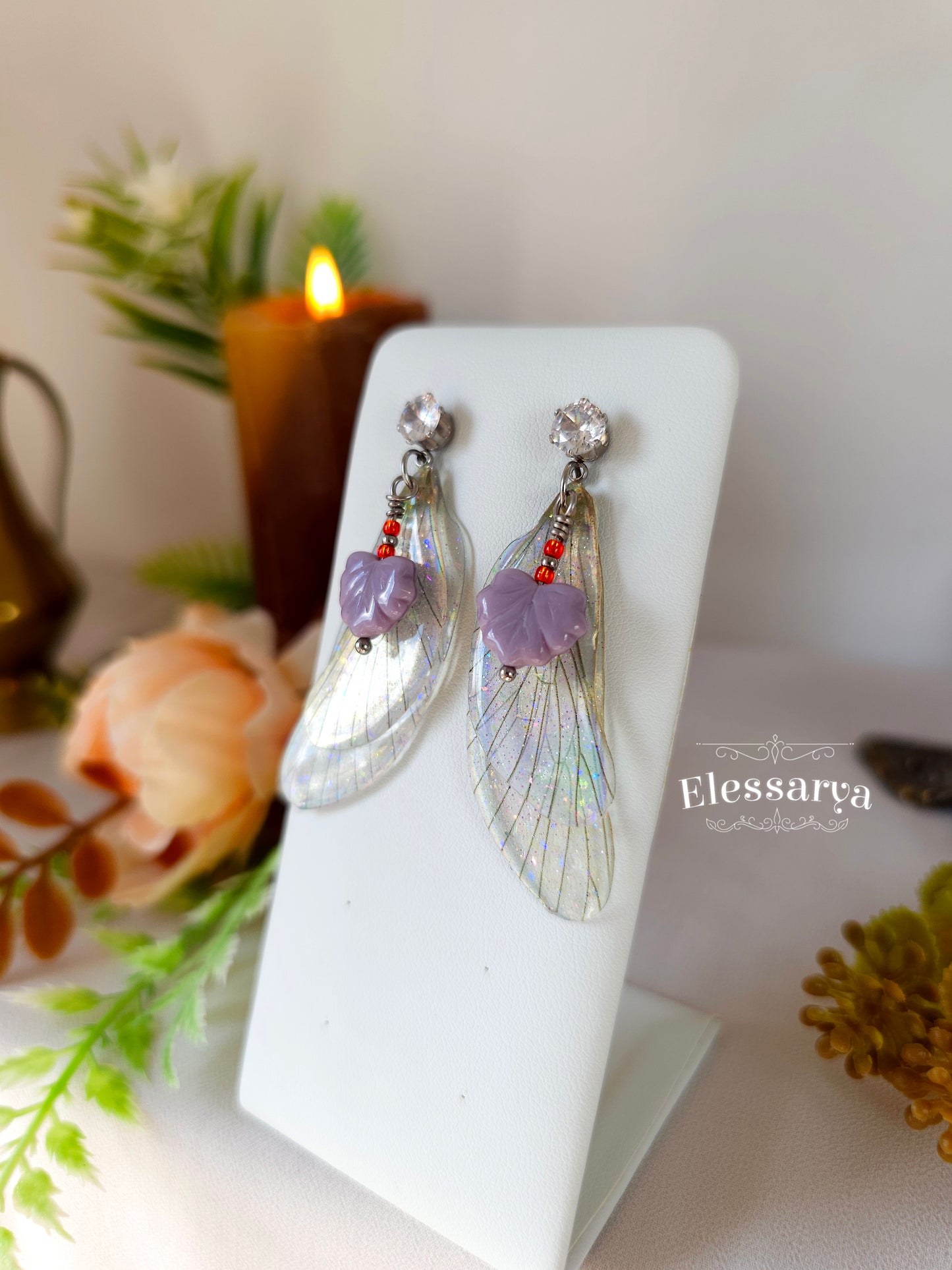 Cercei Roua Dimineții și Libelulele Fermecate