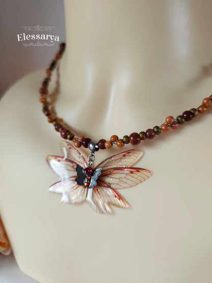 Colier cu Zâna Frunzelor Arămii