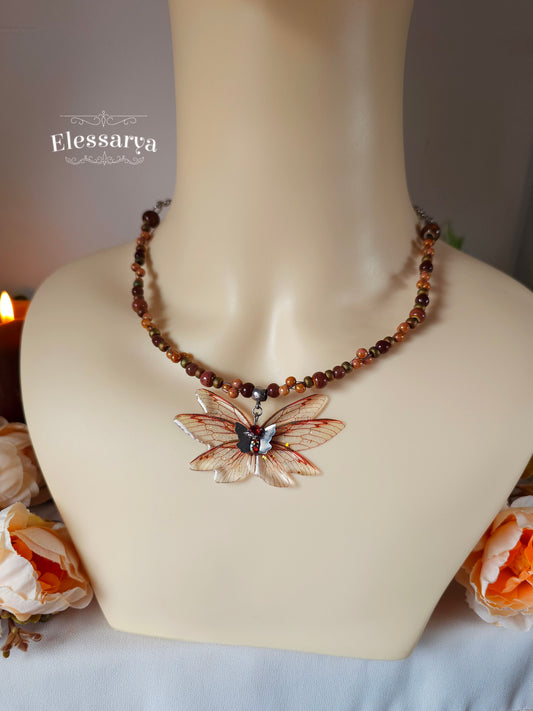 Colier cu Zâna Frunzelor Arămii