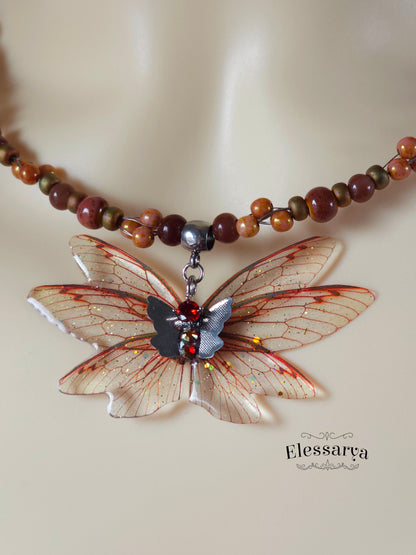 Colier cu Zâna Frunzelor Arămii