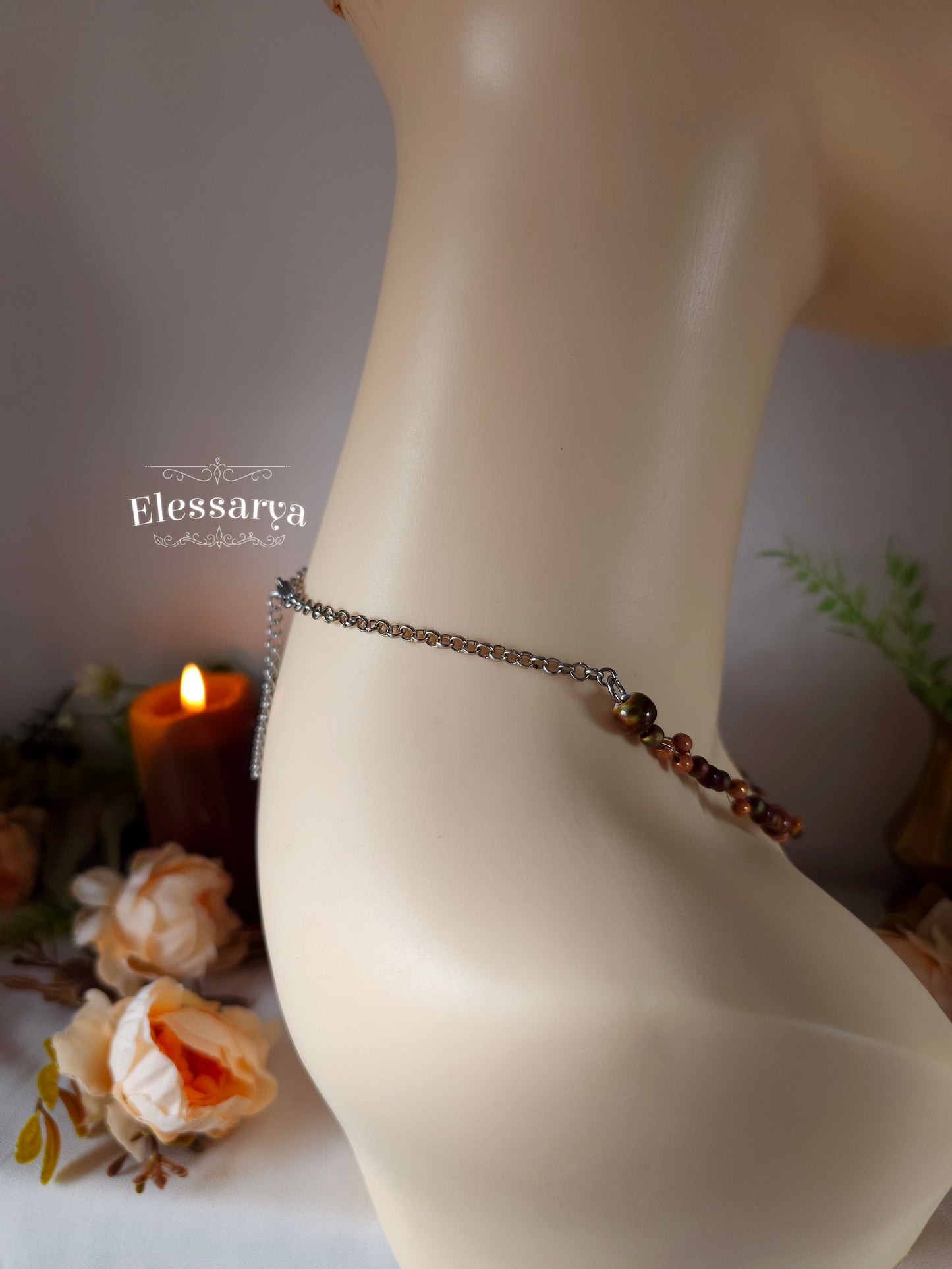 Colier cu Zâna Frunzelor Arămii