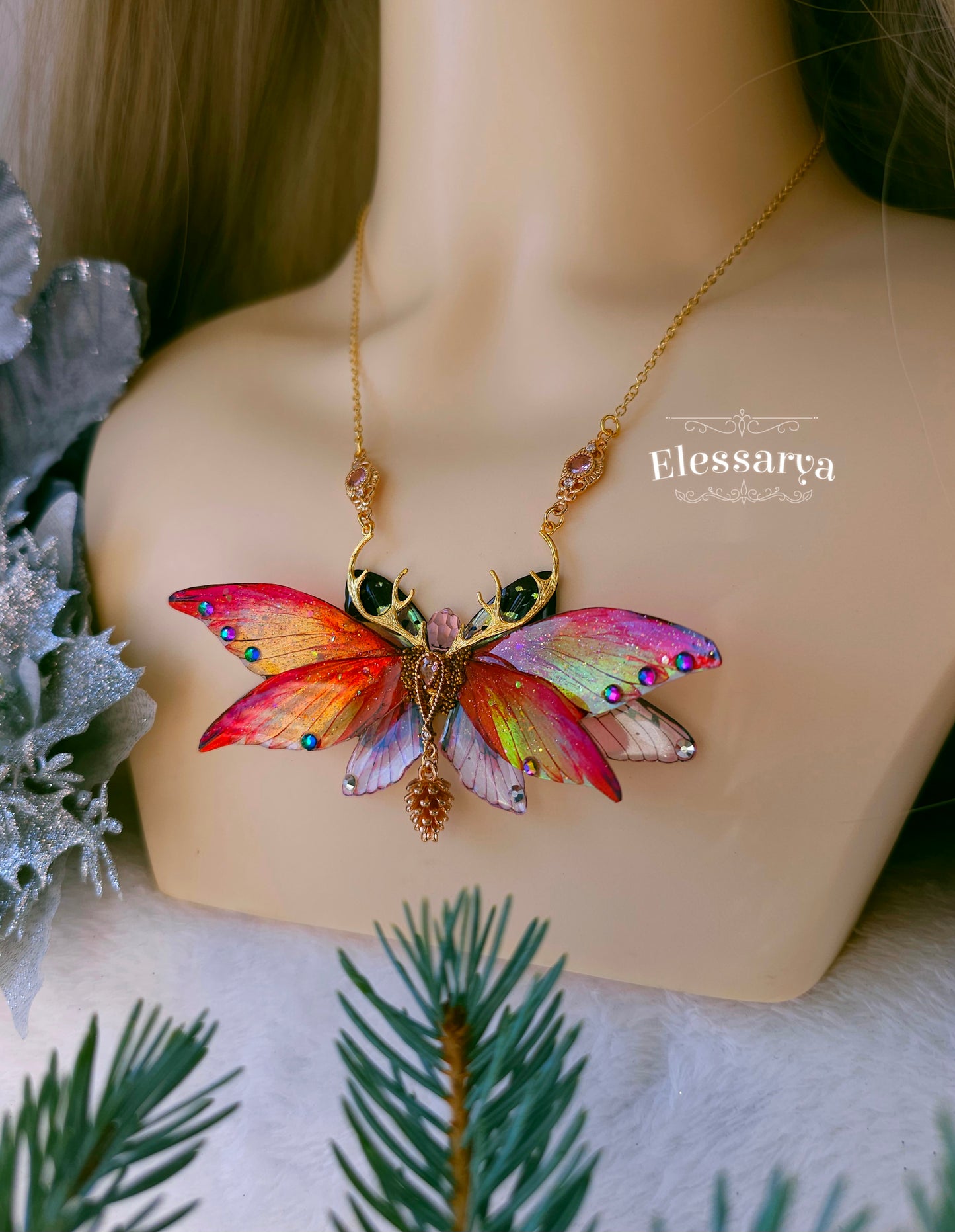 Colier cu Spiritul Iernii Fermecate