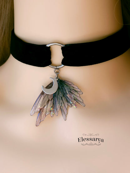 Choker cu Zâna Semilună de Decembrie