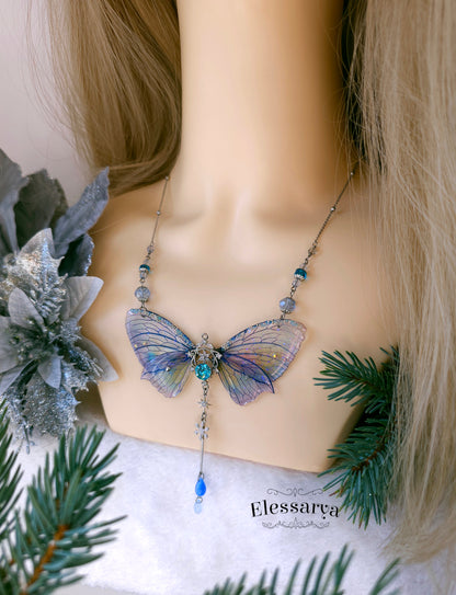 Colier Îngerul de Gheață Albastru