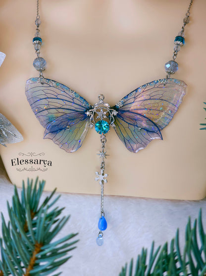 Colier Îngerul de Gheață Albastru