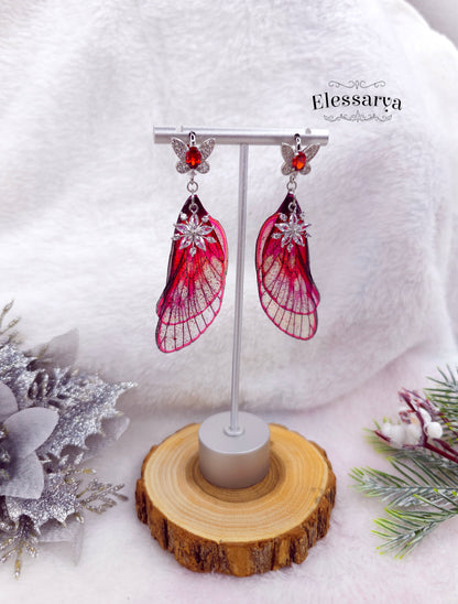 Cercei Crăciunul Zânei Roșii