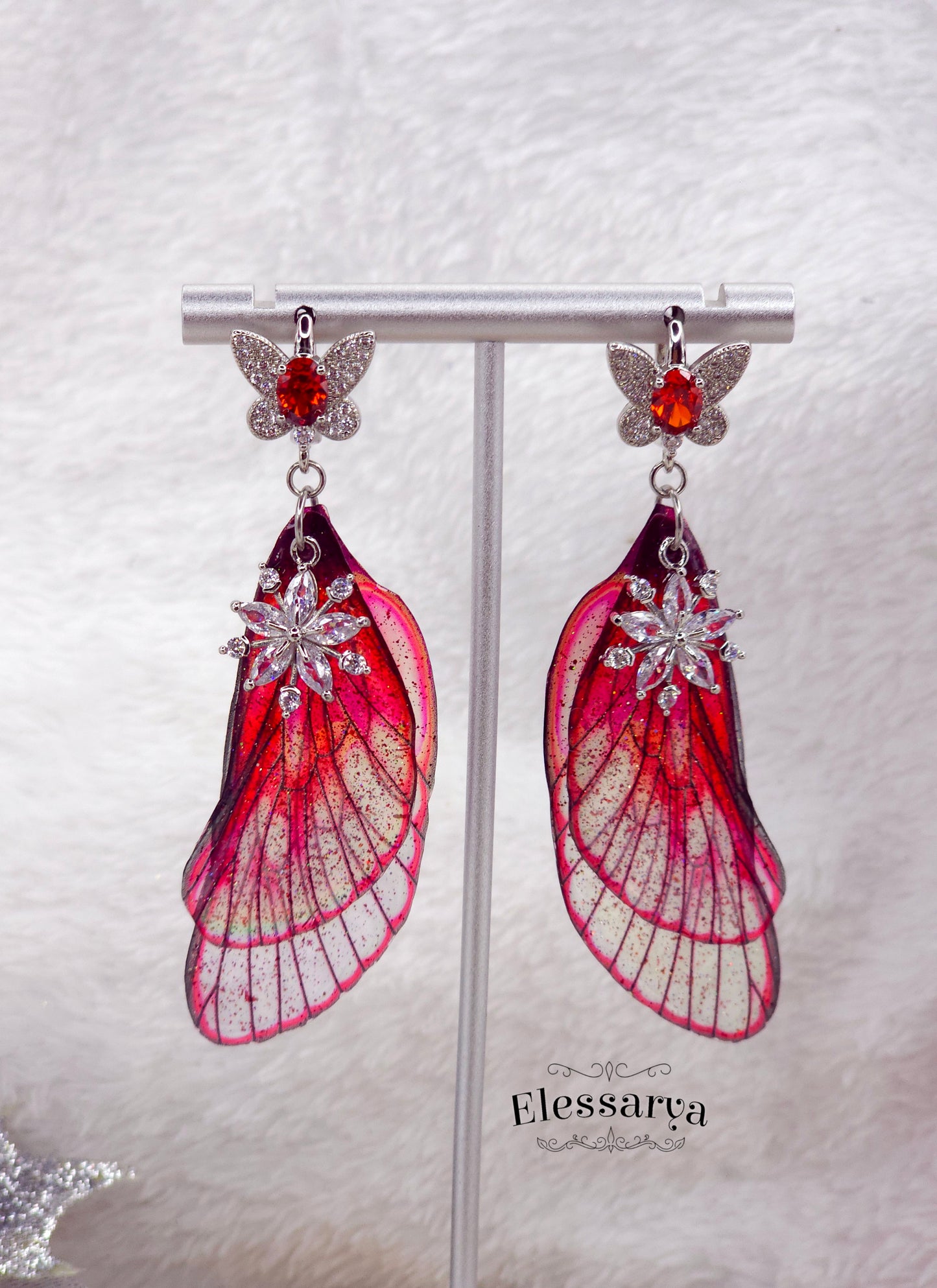 Cercei Crăciunul Zânei Roșii