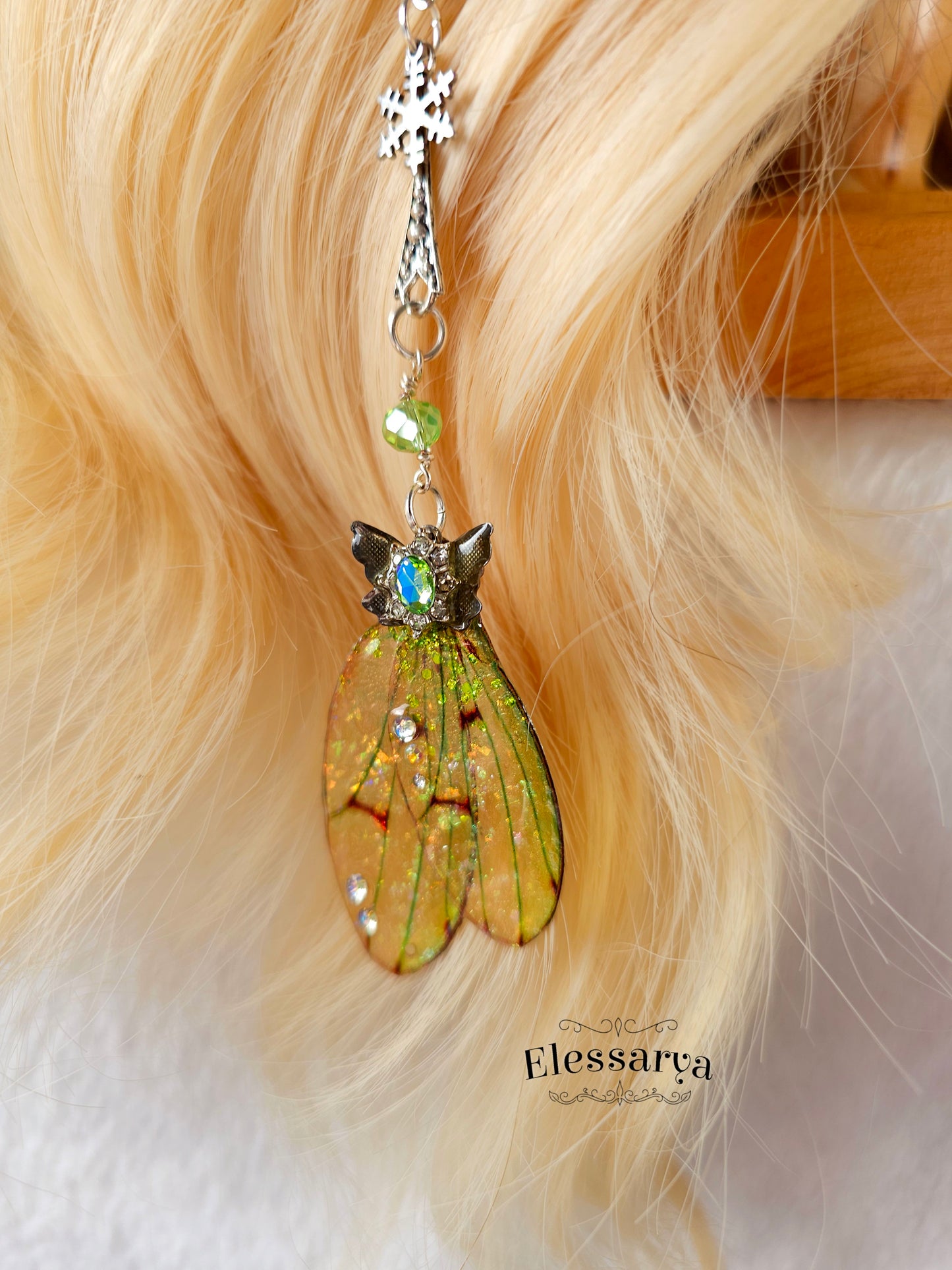 Lănțișor de Păr Fulgul Zânei Verzi