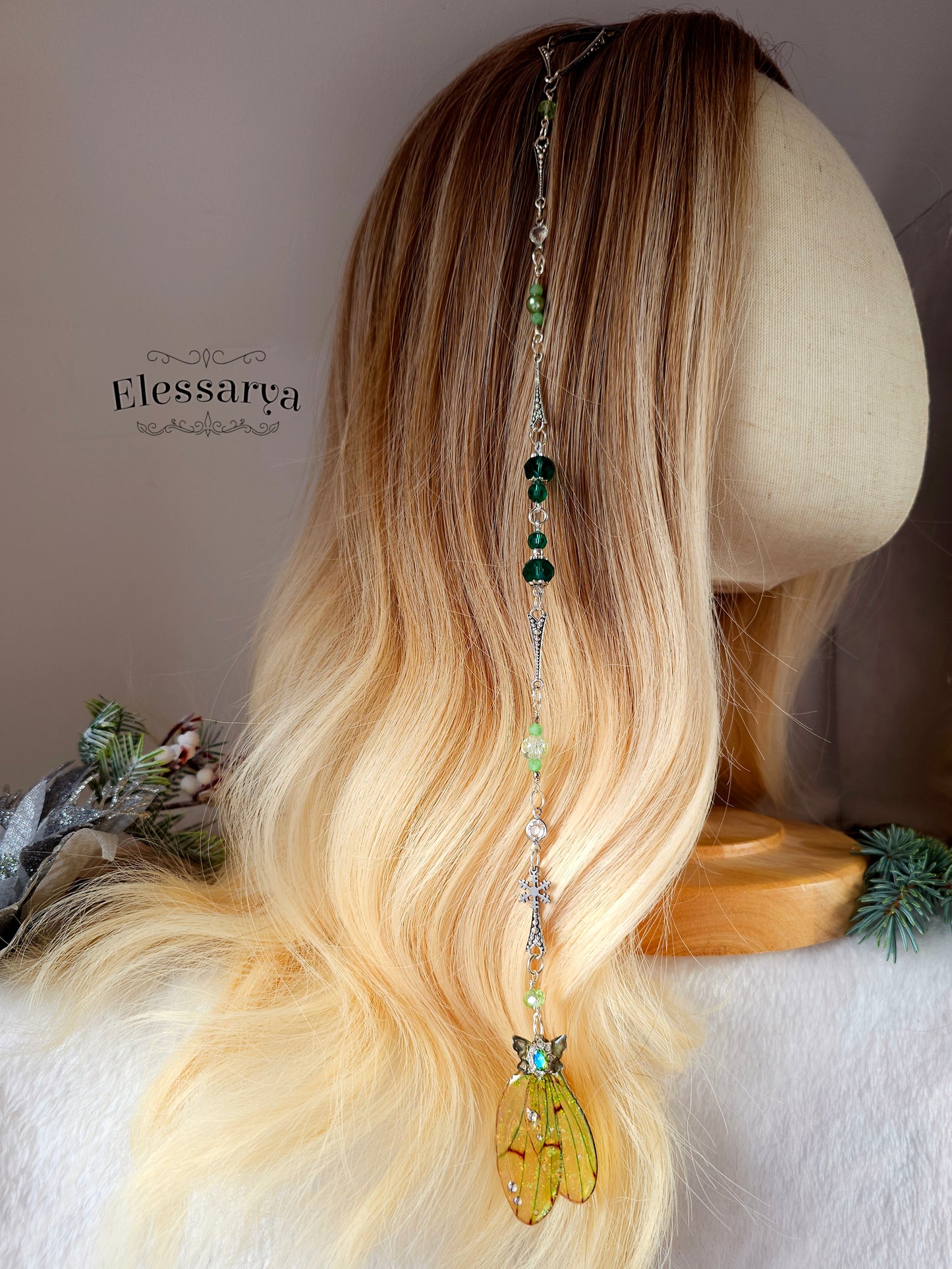 Lănțișor de Păr Fulgul Zânei Verzi