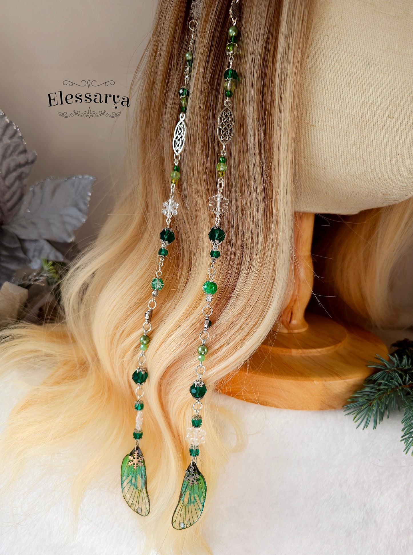 Lănțișoare pentru Păr Pădurea de Smarald