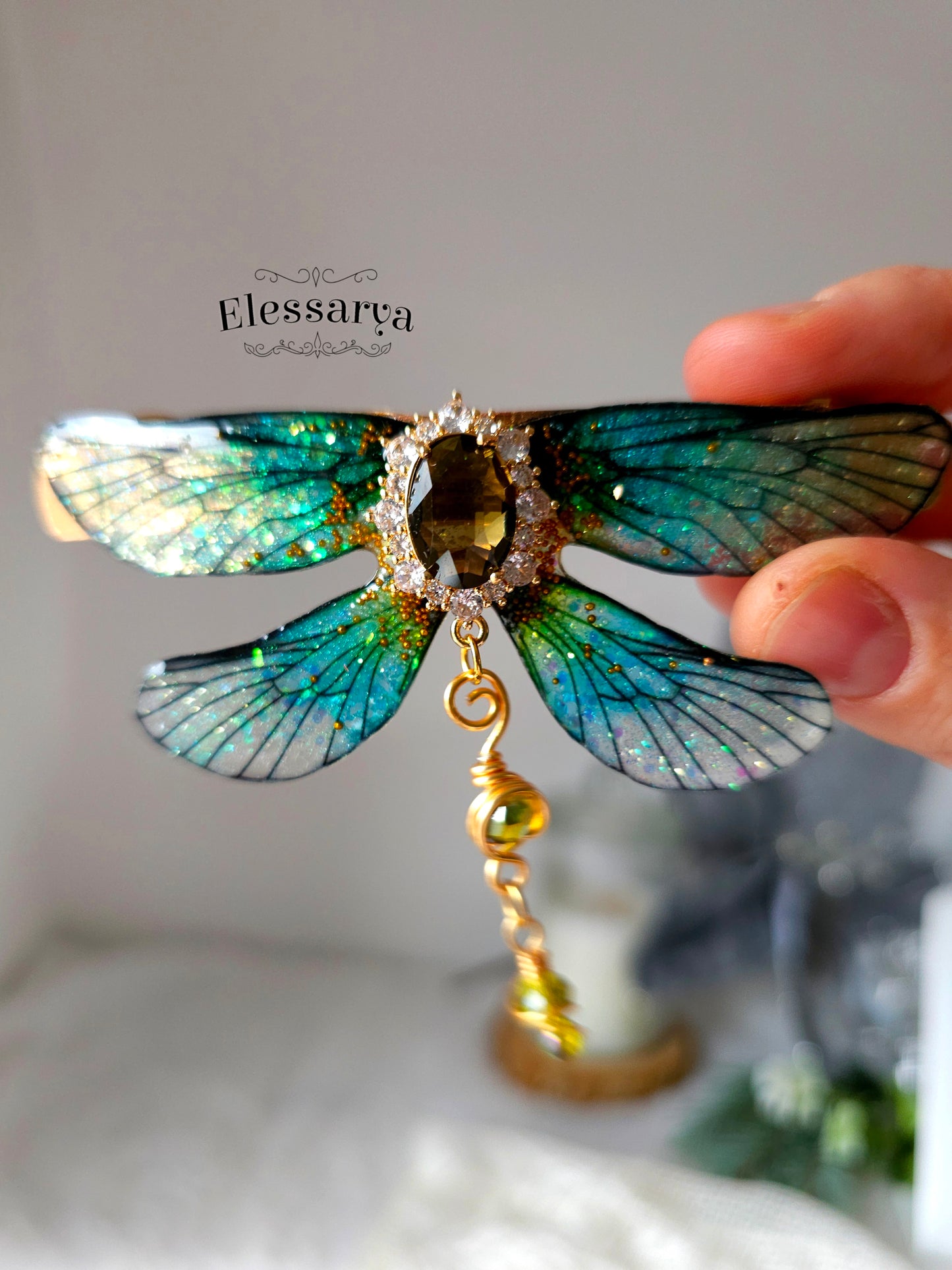 Royal Dragonfly Clip