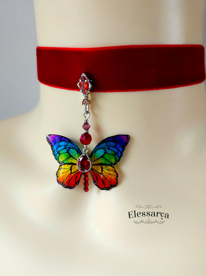 Choker cu Fluturaș Festiv