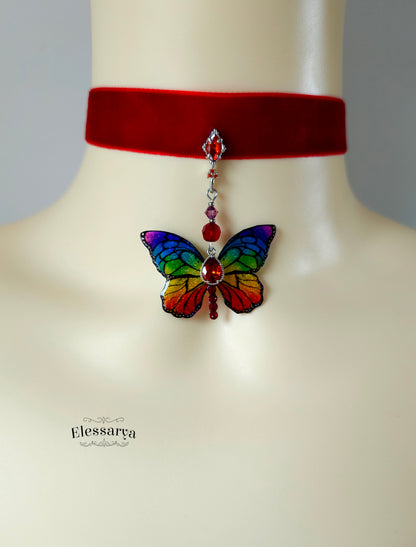 Choker cu Fluturaș Festiv