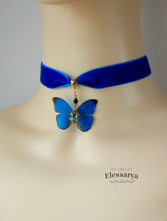 Choker Spiritul Albastru al Iernii