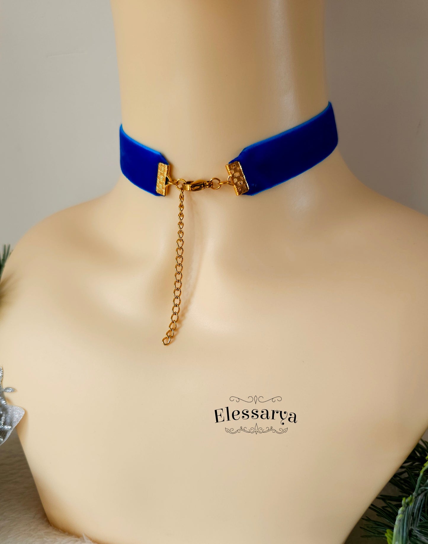 Choker Spiritul Albastru al Iernii