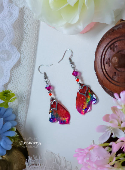 Purple Oath Earrings