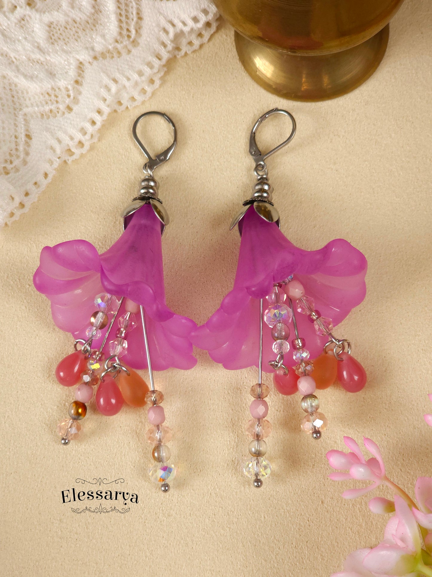 Floral Fantasy Earrings – Fairy Petals