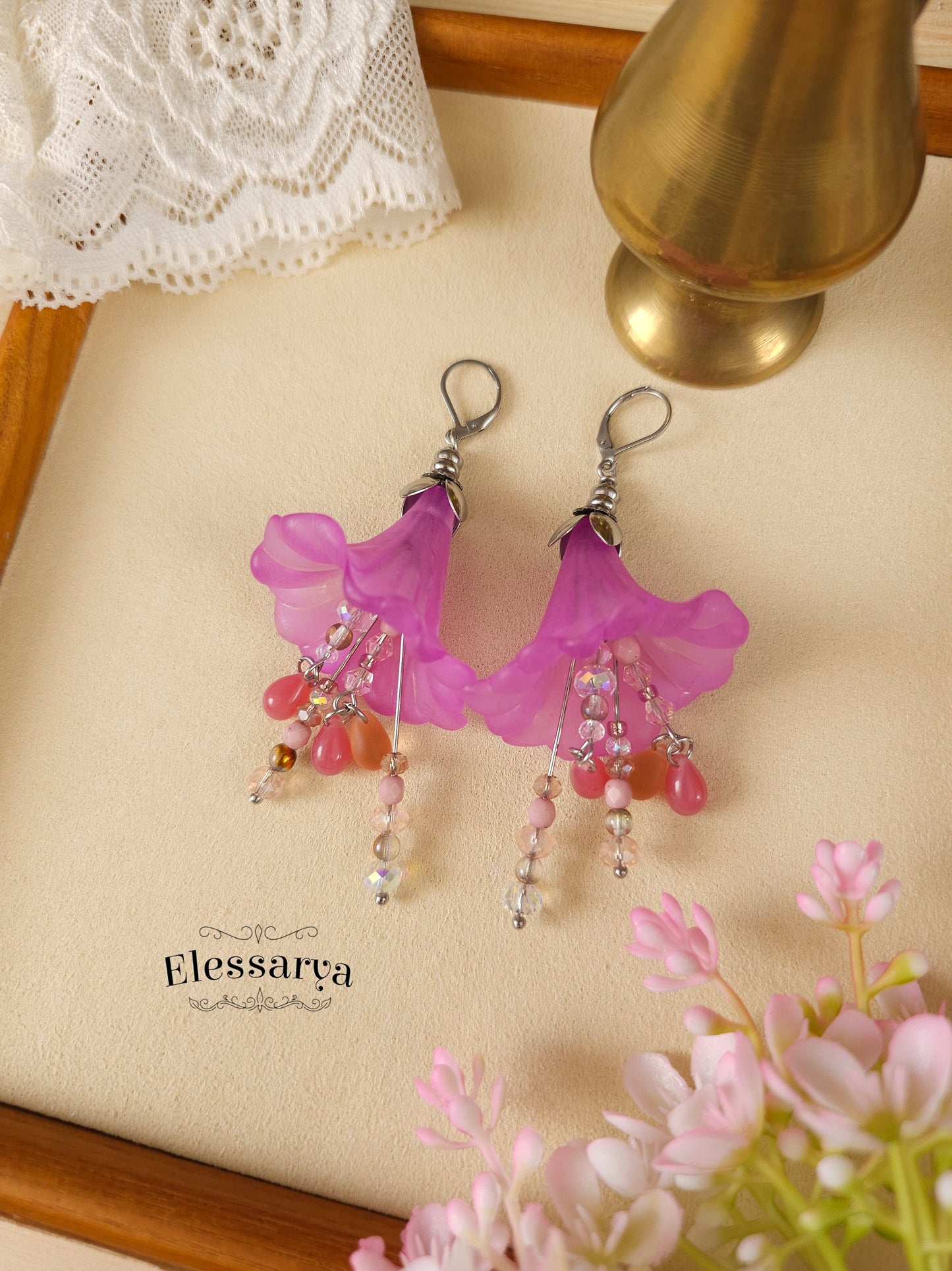 Floral Fantasy Earrings – Fairy Petals