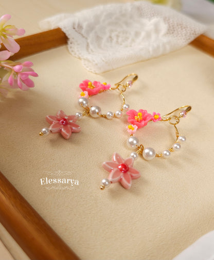 Floral Earrings - Spring Petals
