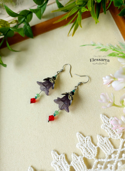 Floral Earrings – Twilight Bells