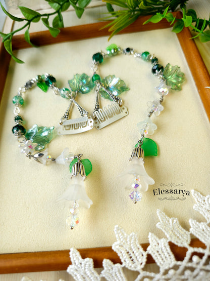 Hair Chain Set – Enchanted Leaves