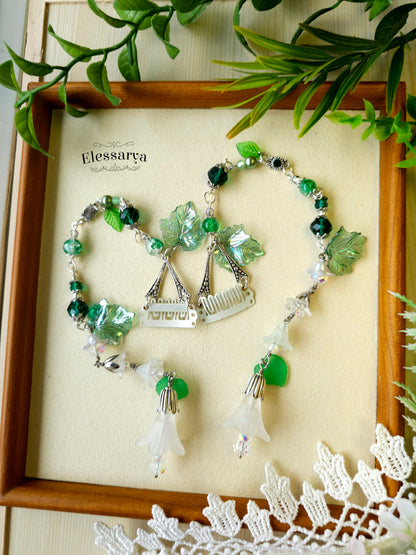 Hair Chain Set – Enchanted Leaves