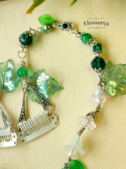 Hair Chain Set – Enchanted Leaves