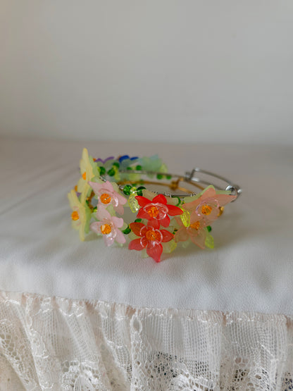 Brățară Florală Bangle - Coroana de Flori