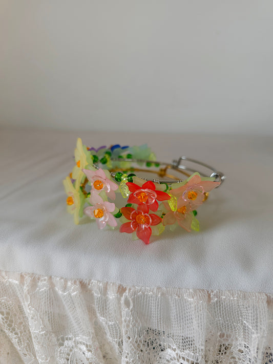 Brățară Florală Bangle - Coroana de Flori