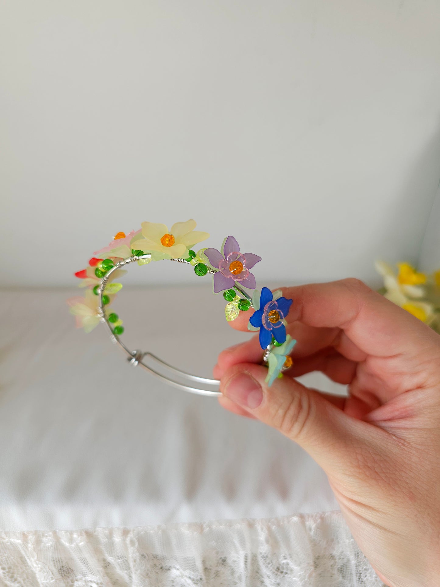 Brățară Florală Bangle - Coroana de Flori