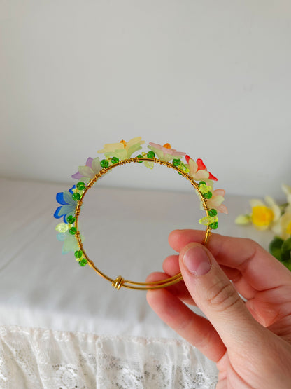 Brățară Florală Bangle - Coroana de Flori
