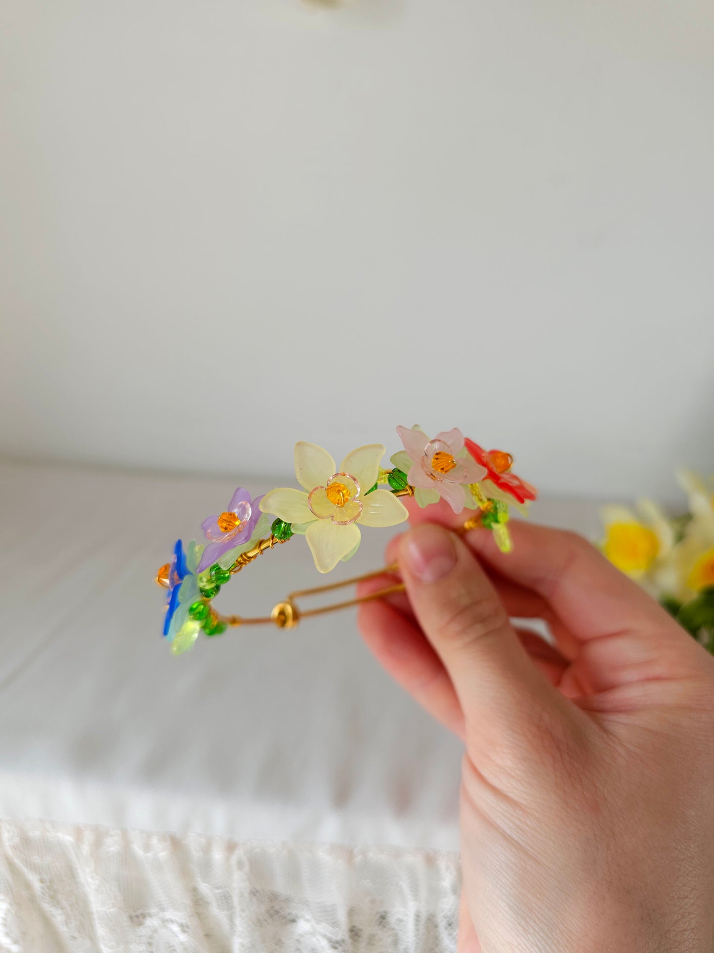 Brățară Florală Bangle - Coroana de Flori