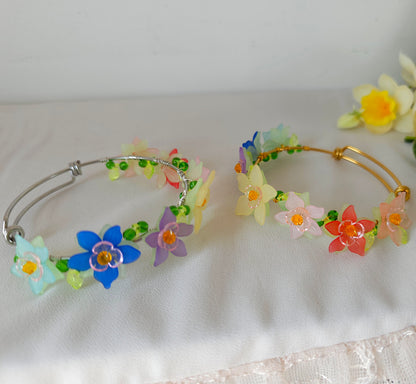 Brățară Florală Bangle - Coroana de Flori