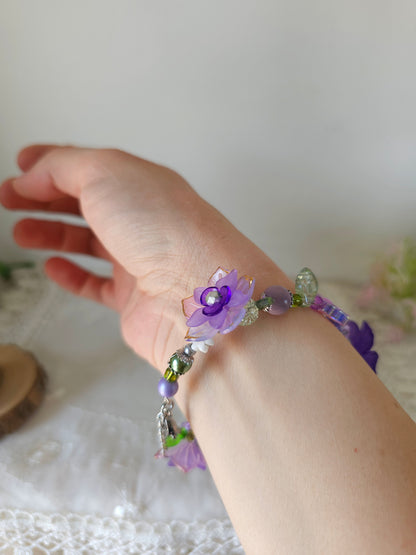 Brățară florală "Vis de Liliac"