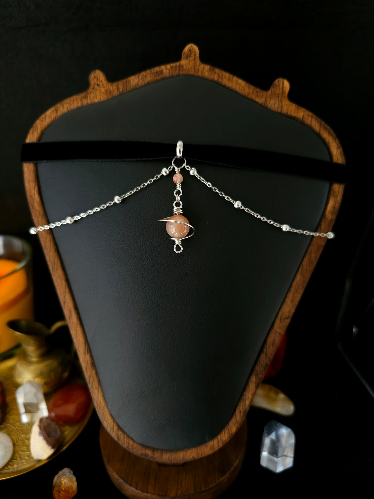 Choker Sol Nova - argintiu