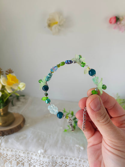 Brățară florală "Mireasmă de Mentă"