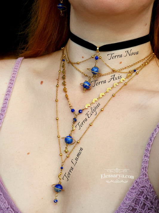Choker Terra Nova Argintiu