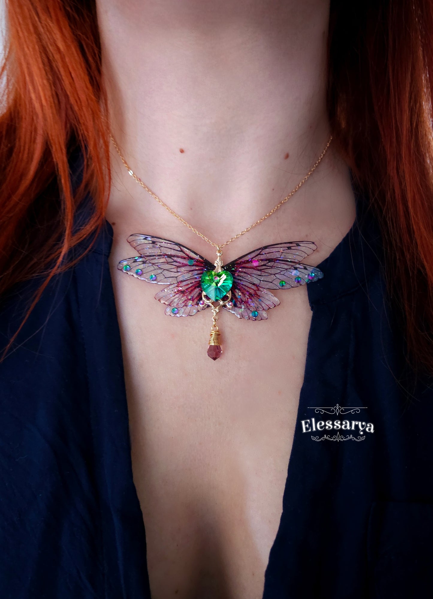 Crystal Love Echo Necklace