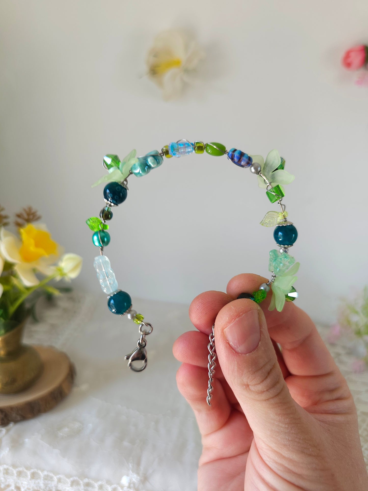 Brățară florală "Mireasmă de Mentă"