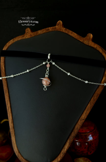 Choker Sol Nova - argintiu